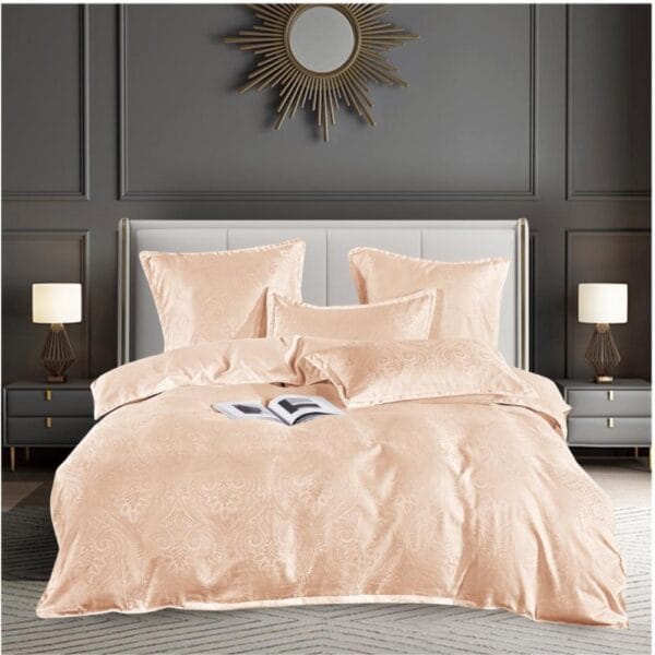 Lenjerie de pat de Lux bumbac Jacquard 6 Piese Sonia Home – Design Elegant, Calitate Premium