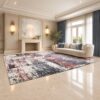 Covor Living, Design Modern, Milano 0566, Crem Roz somon