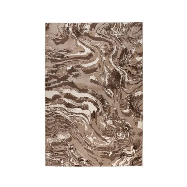 Alternative view of Covor Modern ALVIN Brown Marble A621A Bej/Maro