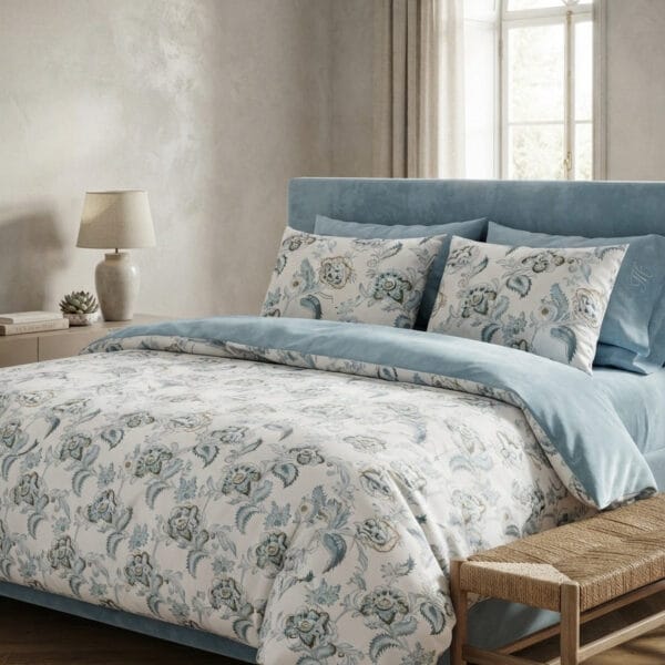Homeberry Lenjerie De Pat 2 Pers, 100% Bumbac, 220x240