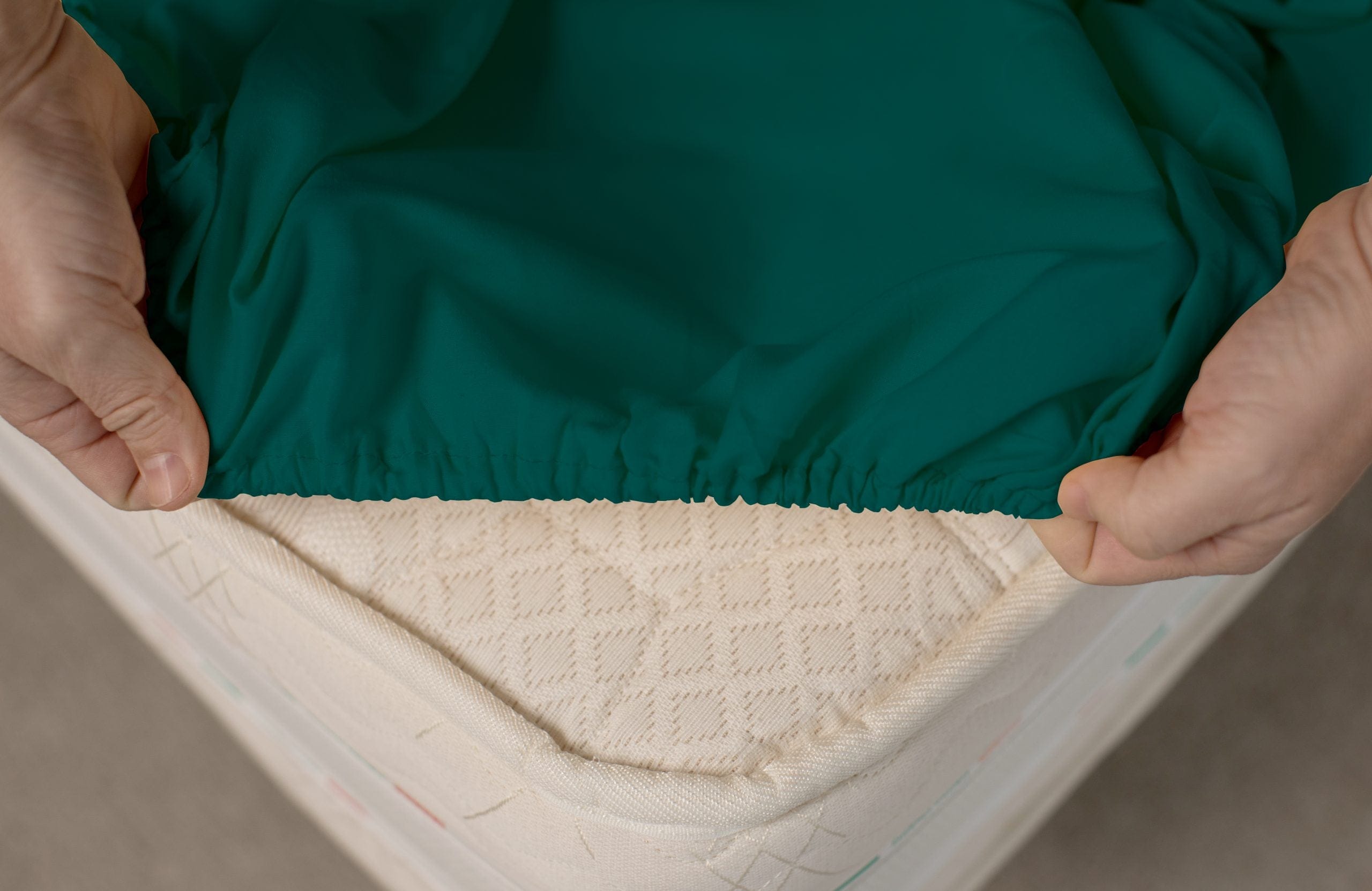 Set 3 Husa Bumbac Cottone cu elastic - imagine 2