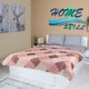 Cuvertura  Dublu Trafic Imprimata, Microfibra soft, 200x220, Homestill - imagine 11
