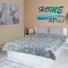 Cuvertura  Dublu Trafic Imprimata, Microfibra soft, 200x220, Homestill - imagine 15