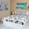 Cuvertura  Dublu Trafic Imprimata, Microfibra soft, 200x220, Homestill - imagine 24