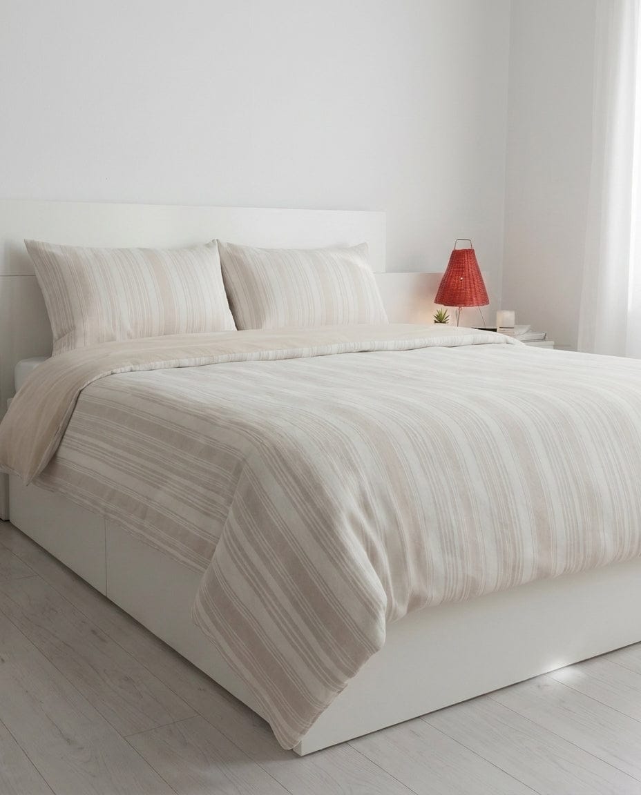 Lenjerie de Pat 2 Pers. Natural Soft 4 Pcs - imagine 28