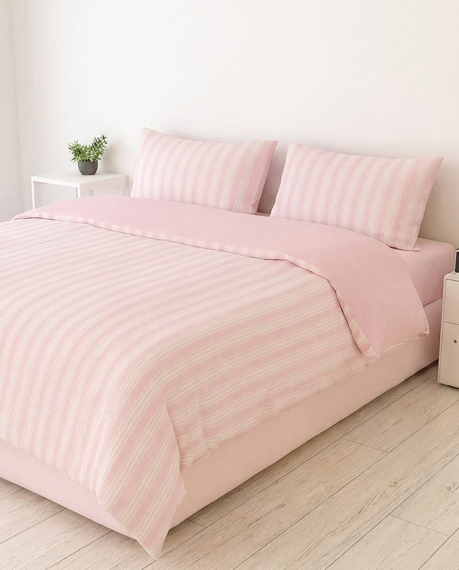 Lenjerie de Pat 2 Pers. Natural Soft 4 Pcs - imagine 60