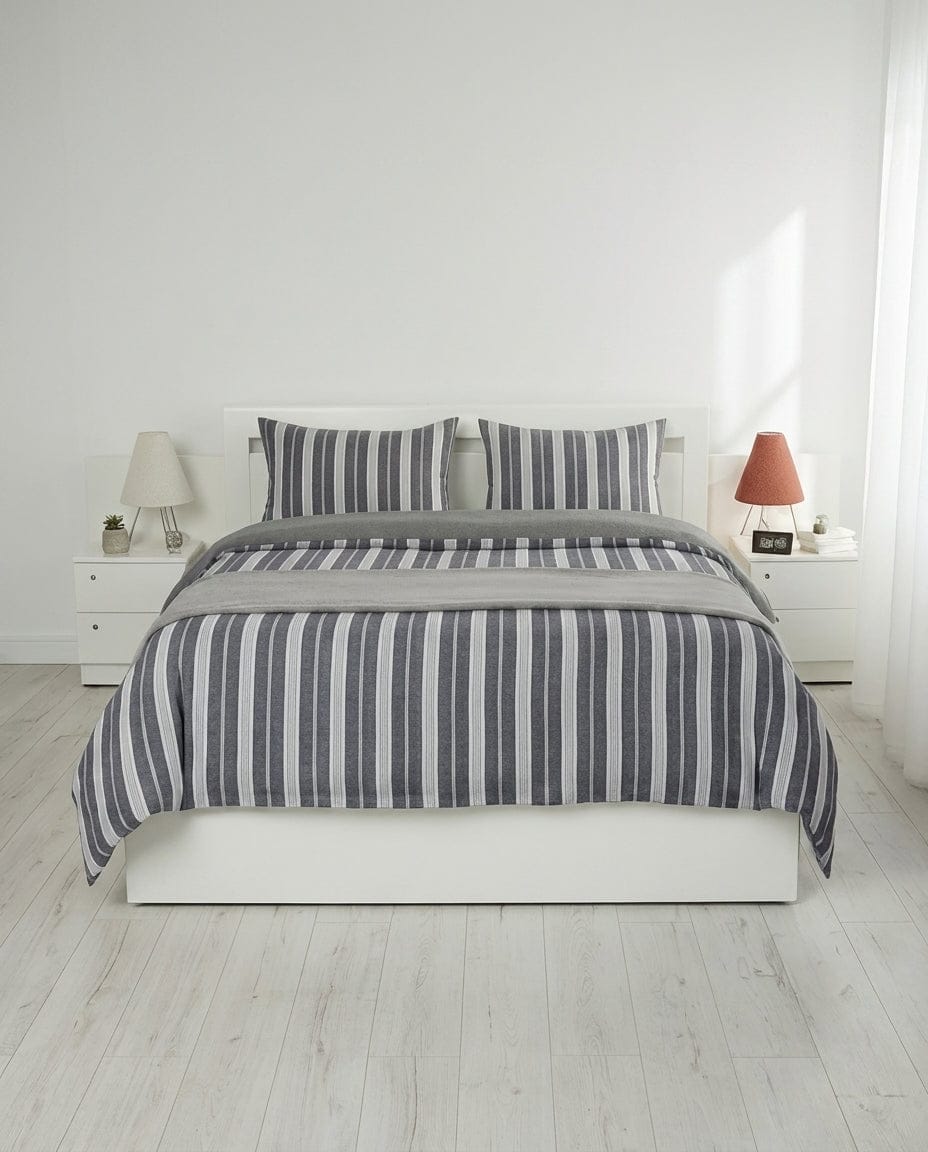Lenjerie de Pat 2 Pers. Natural Soft 4 Pcs - imagine 9