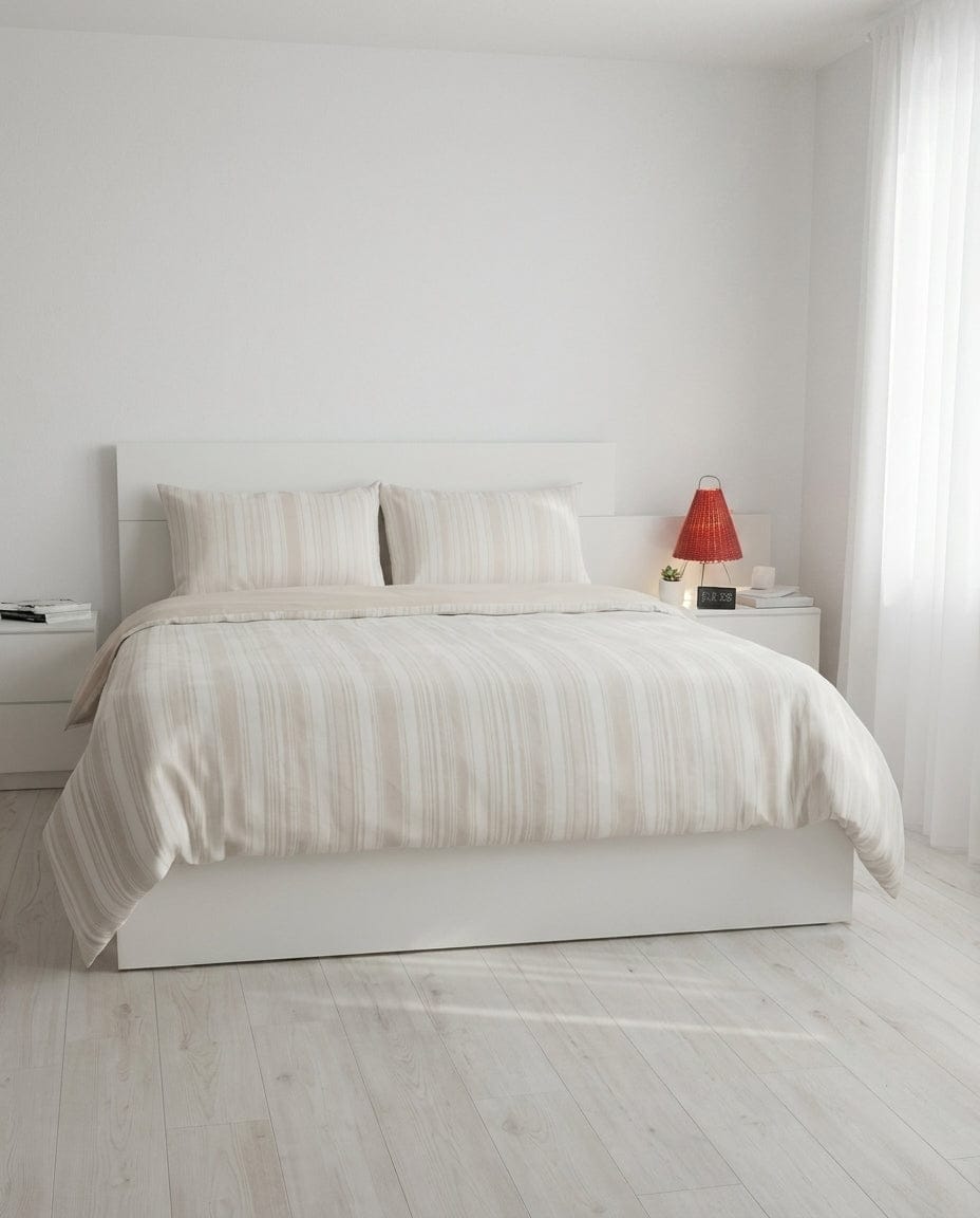 Lenjerie de Pat 2 Pers. Natural Soft 4 Pcs - imagine 26