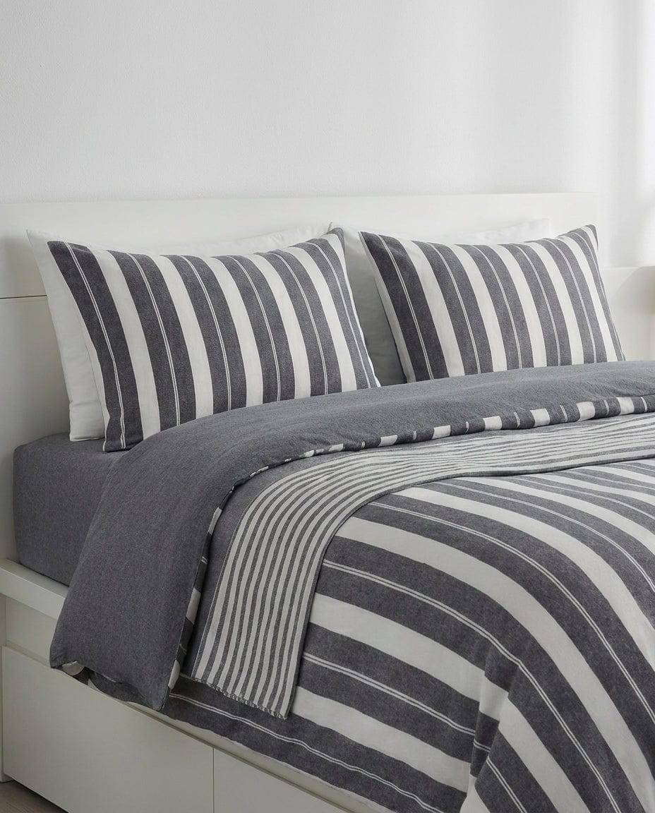 Lenjerie de Pat 2 Pers. Natural Soft 4 Pcs - imagine 12