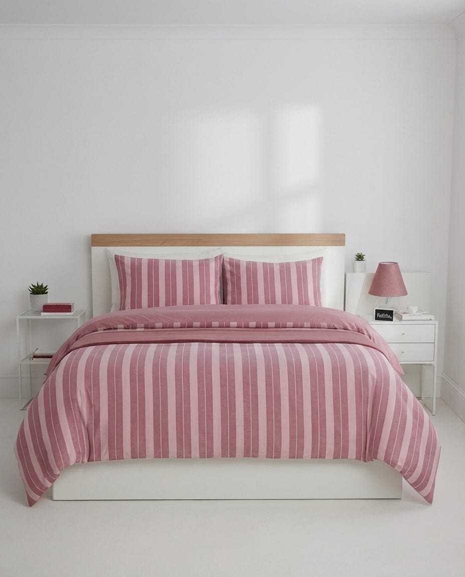 Lenjerie de Pat 2 Pers. Natural Soft 4 Pcs - imagine 2
