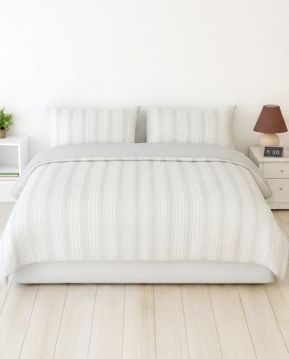 Lenjerie de Pat 2 Pers. Natural Soft 4 Pcs - imagine 49