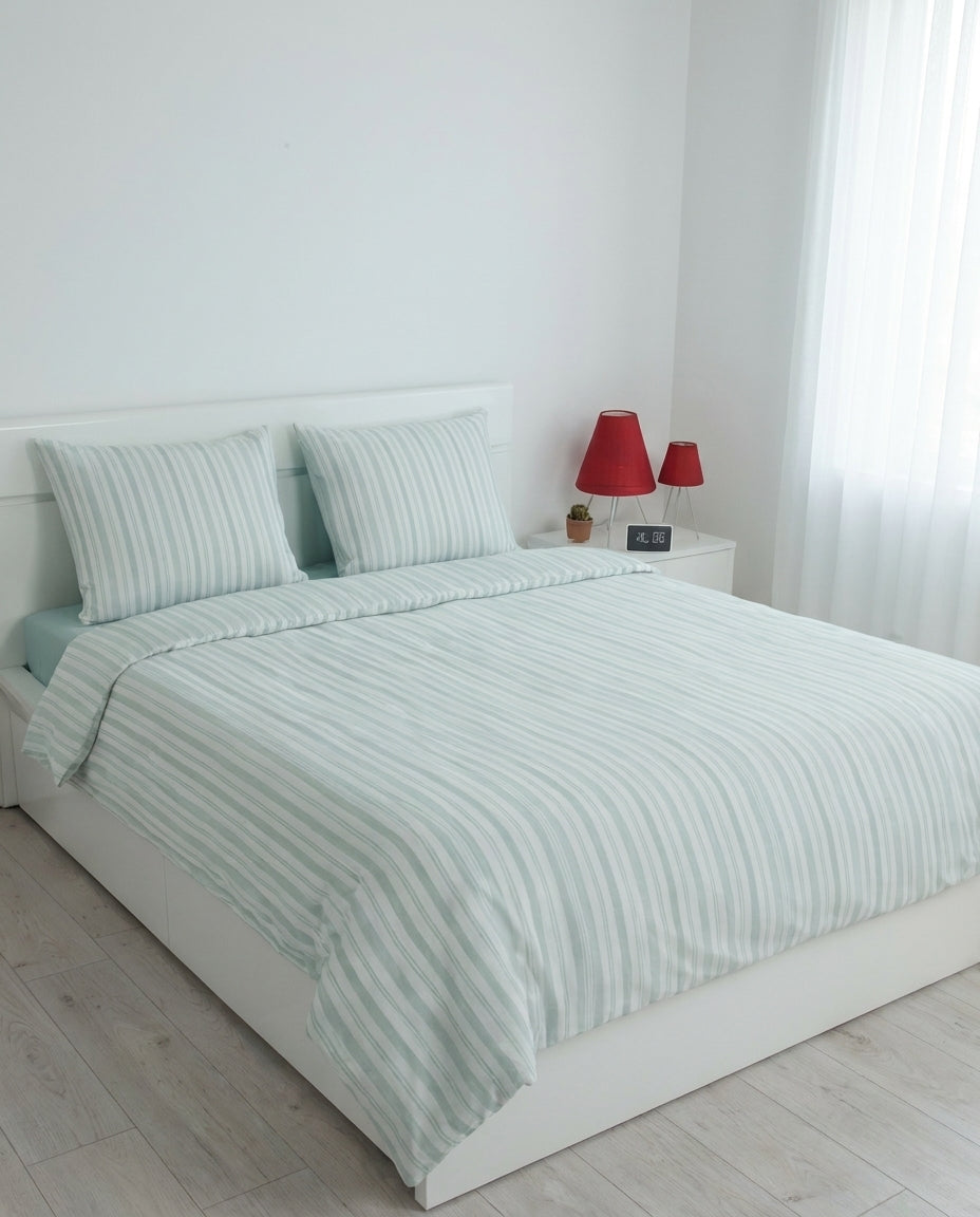 Lenjerie de Pat 2 Pers. Natural Soft 4 Pcs - imagine 35