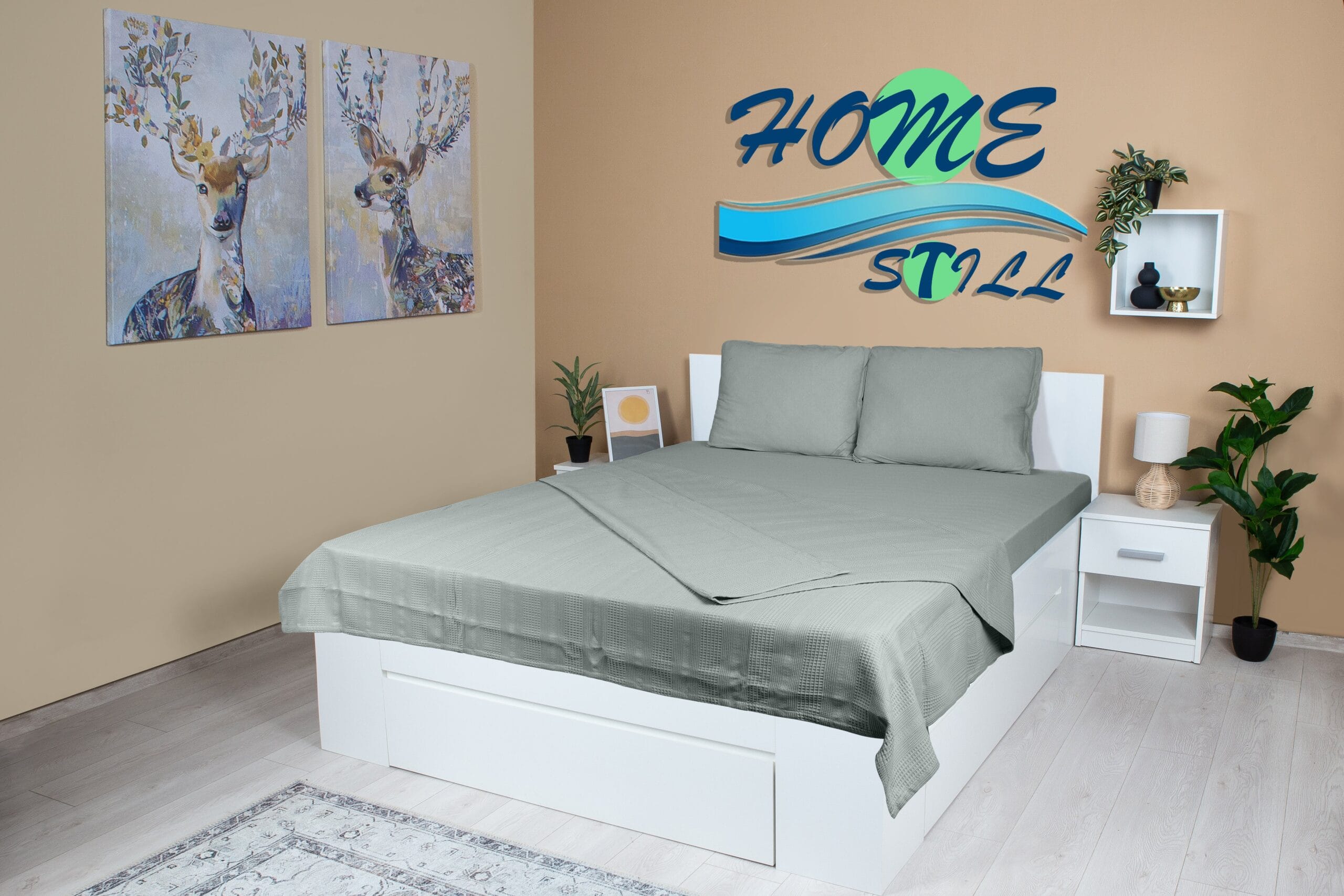 Homestill, Lenjerie de Vara Pike 2 Persoane, 100% Bumbac,160x200 - imagine 28