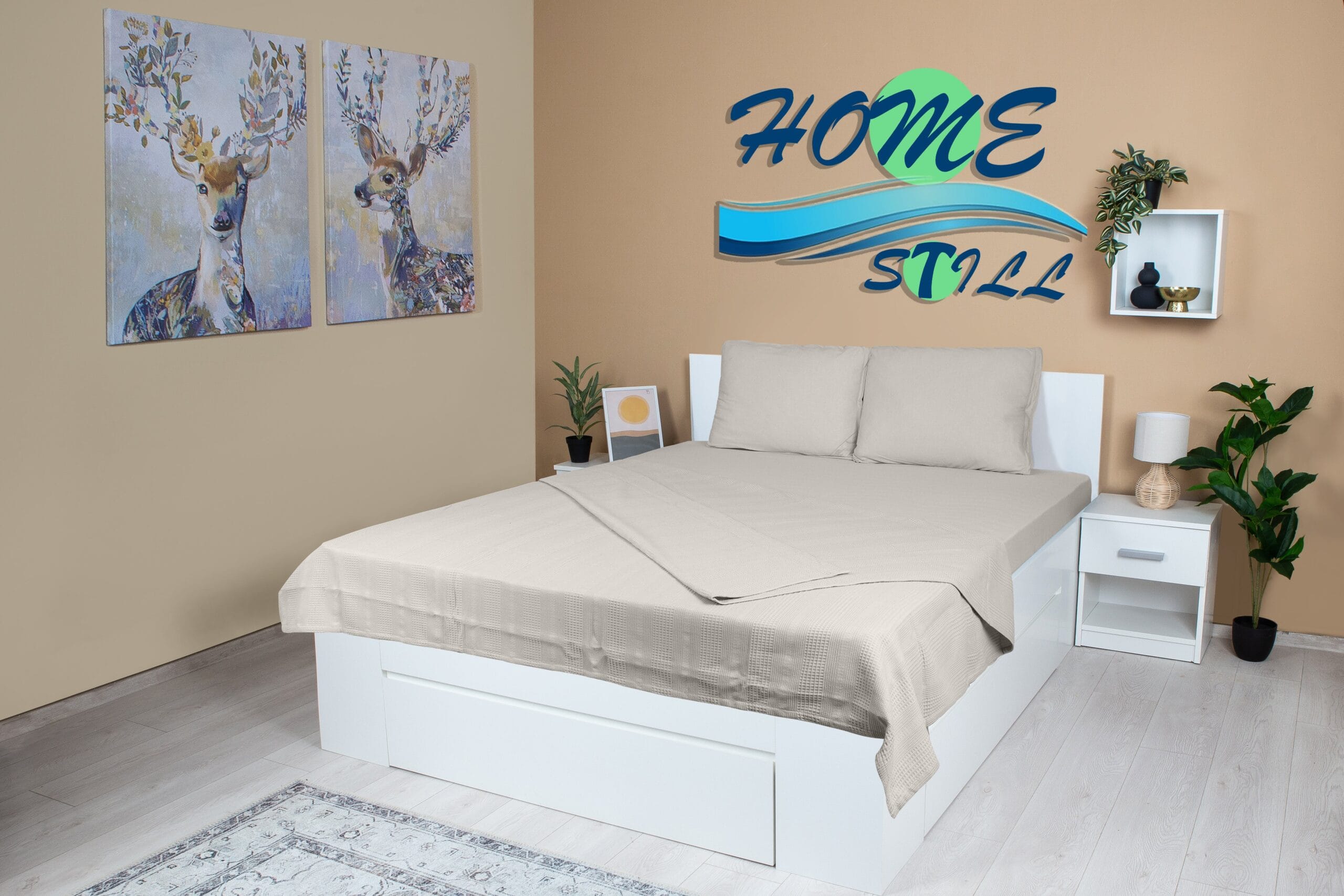 Homestill, Lenjerie de Vara Pike 2 Persoane, 100% Bumbac,160x200 - imagine 53
