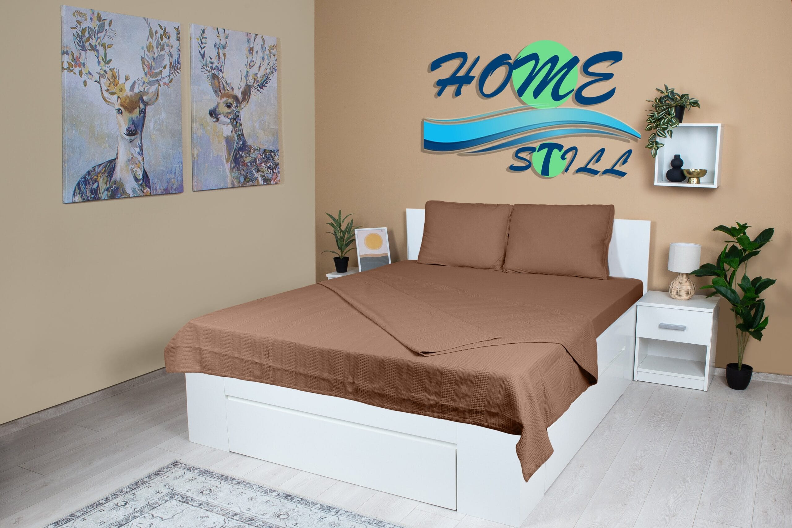 Homestill, Lenjerie de Vara Pike 2 Persoane, 100% Bumbac,160x200 - imagine 6