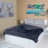 Patura Popcorn, Microfibra tip Jacquard,200x220,Homestill - imagine 12