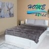 Patura Popcorn, Microfibra tip Jacquard,200x220,Homestill - imagine 15