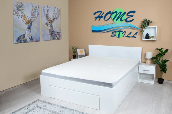 Alternative view of Home Still – Protecție Saltea Impermeabilă Matlasată din Microfibră, cu Elastic, Albă