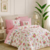 Homestill, Lenjerie de Pat 2 Pers. Majoli 4 Pcs, 100% Bumbac
