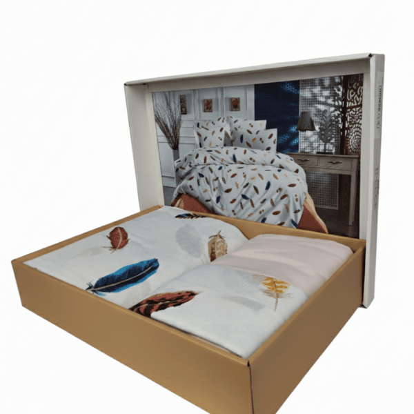 Alternative view of Homestill, Lenjerie de Pat 2 Pers Gold Ranforce 4 Pcs, Bumbac