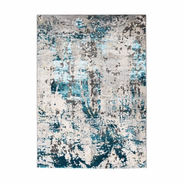 Alternative view of Covor modern Antic 5575A Turcoaz Mix, design abstract