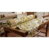 Față de masă impermeabilă cu lămâi și flori 3D – Stil Mediteranean - imagine 3